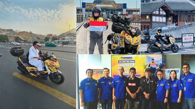 Dari Nusantara ke Tanah Suci: Om Daengg Tuntaskan Misi "Motoran Indonesia ke Mekkah" bersama Lupromax.