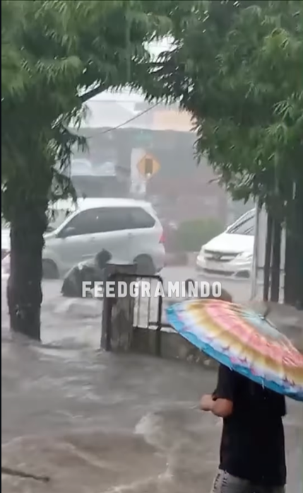 Viral Video Banjir di Malang, Motor hingga Terbawa Arus