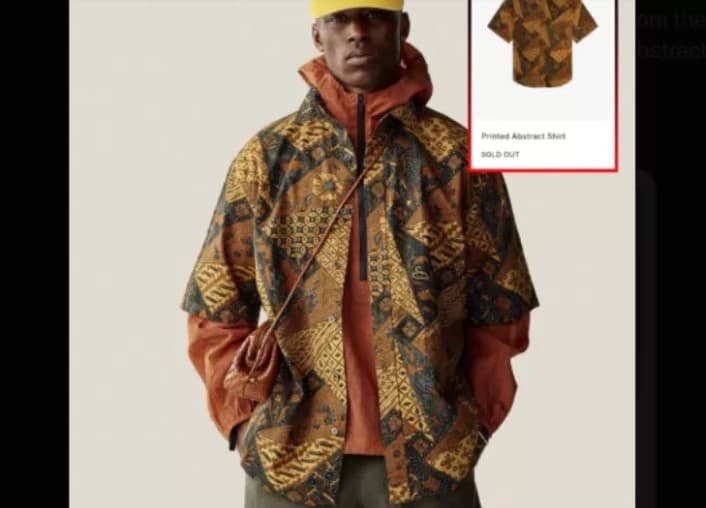 Heboh Batik Tambal Diklaim Brand Fashion Amerika, Dilabeli Motif Abstrak dan Dijual Rp 3,9 Juta. (Foto: X @iPopBase)