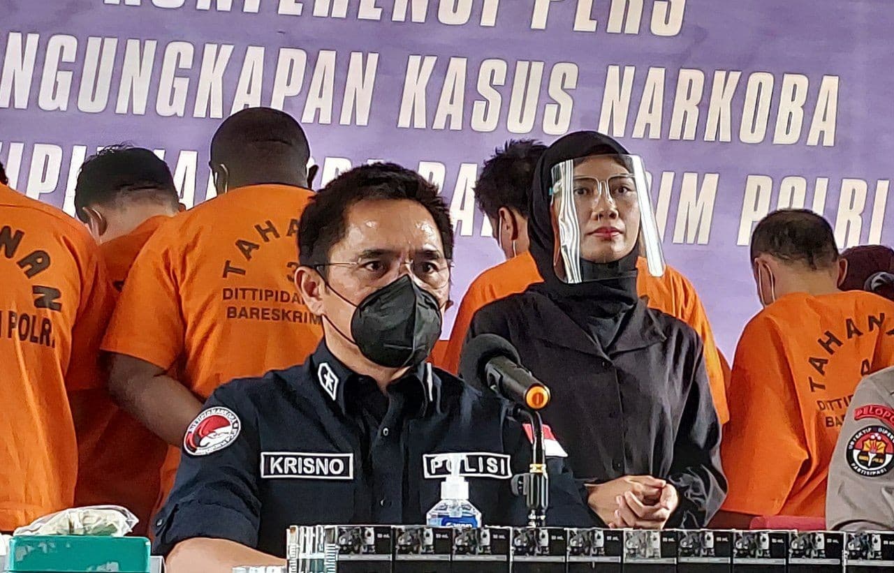 Direktur Tindak Pidana Narkoba Bareskrim Polri Brigjen Krisno Halomoan Siregar (Foto: Hastina/REQnews) Direktur Tindak Pidana Narkoba Bareskrim Polri Brigjen Krisno Halomoan Siregar (Foto: Hastina/REQnews)