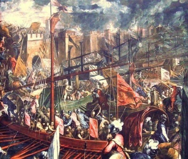 Lukisan tragedi pembantaian Muslim Granada di Andalusia atau Spanyol Lukisan tragedi pembantaian Muslim Granada di Andalusia atau Spanyol