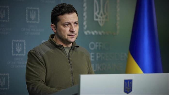 Presiden Ukraina Volodymyr Zelensky Presiden Ukraina Volodymyr Zelensky
