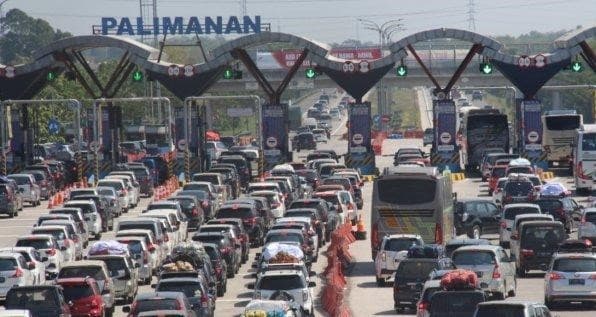 Kondisi di Gerbang Tol Palimanan (Foto: Istimewa) Kondisi di Gerbang Tol Palimanan (Foto: Istimewa)