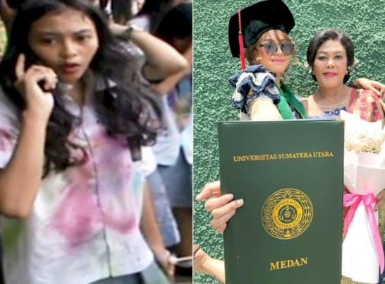 Potret terkini Sonya Depari saat rayakan wisuda sarjana hukum USU. (Foto: Instagram) Potret terkini Sonya Depari saat rayakan wisuda sarjana hukum USU. (Foto: Instagram)
