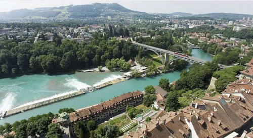 Sungai Aare di Bern, Swiss (Foto: AP Photo/Keystone, /Gaetan Bally) Sungai Aare di Bern, Swiss (Foto: AP Photo/Keystone, /Gaetan Bally)