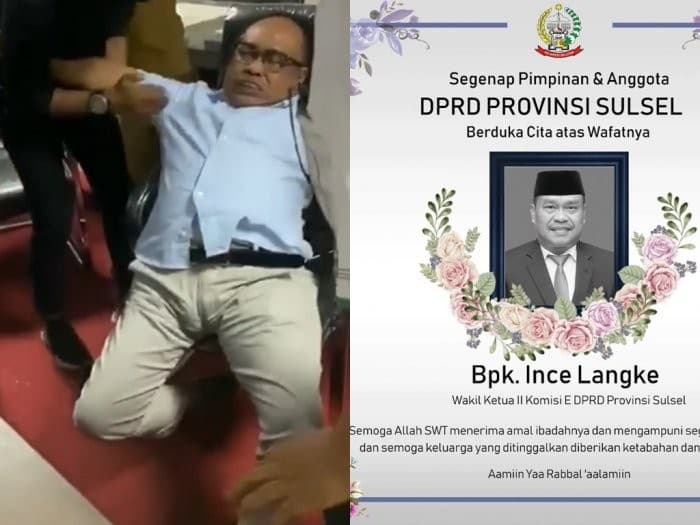 Video Detik-detik Anggota DPRD Sulsel Pingsan dan Meninggal Mendadak, Dikira Kena Corona Video Detik-detik Anggota DPRD Sulsel Pingsan dan Meninggal Mendadak, Dikira Kena Corona