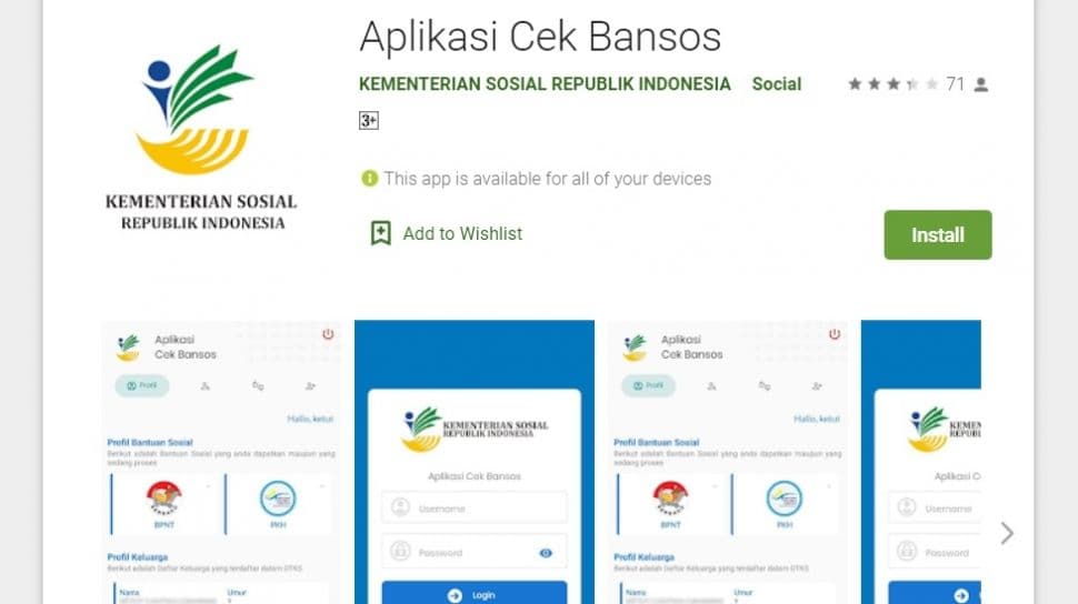 Aplikasi Cek Bansos Aplikasi Cek Bansos