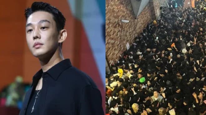 Aktor Yoo Ah In dituding jadi penyebab tragedi Itaewon. Aktor Yoo Ah In dituding jadi penyebab tragedi Itaewon.