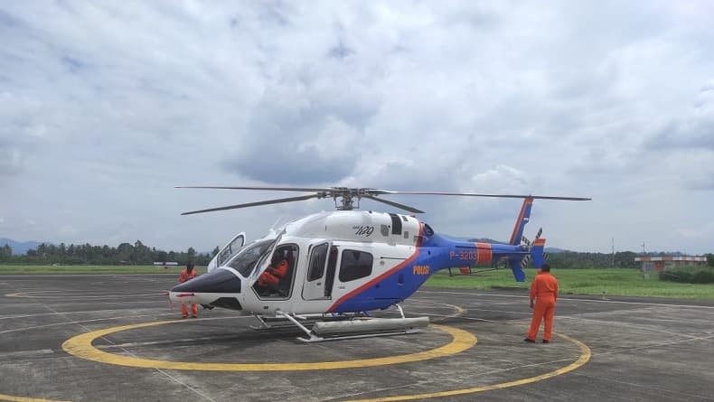 Helikopter Polri (ilustrasi) Helikopter Polri (ilustrasi)