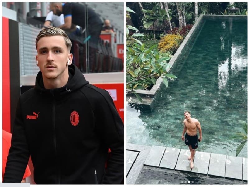Alexis Saelemaekers sedang liburan di Bali. (Foto: Instagram) Alexis Saelemaekers sedang liburan di Bali. (Foto: Instagram)