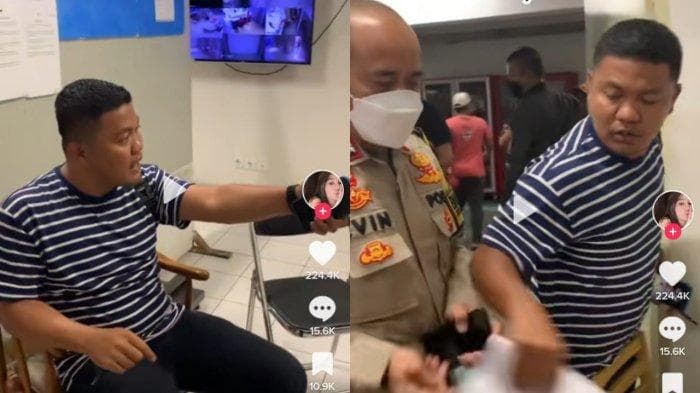 Debt collector yang bentak-bentak polisi ditangkap (Foto:Istimewa) Debt collector yang bentak-bentak polisi ditangkap (Foto:Istimewa)
