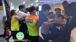 Yudo diamankan polisi karena membuat onar di tsasiun manggarai (Foto:Istimewa) Yudo diamankan polisi karena membuat onar di tsasiun manggarai (Foto:Istimewa)