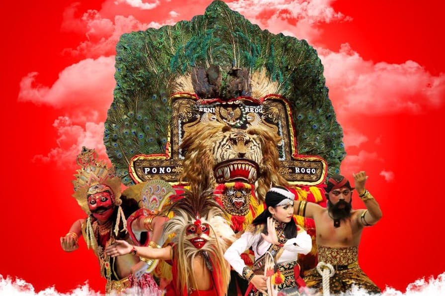 Reog Ponorogo (Foto: Nusantarapedia.net) Reog Ponorogo (Foto: Nusantarapedia.net)