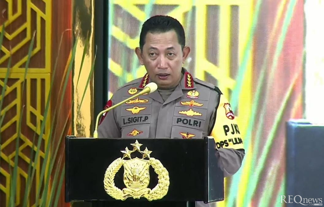 Kapolri Jenderal Listyo Sigit Prabowo dalam acara Rilis Akhir Tahun 2023 (Foto: YouTube) Kapolri Jenderal Listyo Sigit Prabowo dalam acara Rilis Akhir Tahun 2023 (Foto: YouTube)