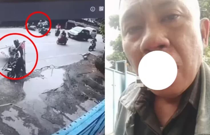 Pengendara Motor Ketiban Baliho Caleg hingga Jatuh Tersungkur dan Luka di Bagian Mulut. Pengendara Motor Ketiban Baliho Caleg hingga Jatuh Tersungkur dan Luka di Bagian Mulut.
