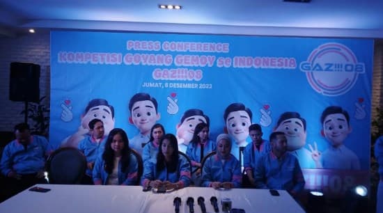 Tim Relawan Gibran Gelar Lomba Goyang Gemoy Se-Indonesia Berhadiah Total Rp 500 Juta. Tim Relawan Gibran Gelar Lomba Goyang Gemoy Se-Indonesia Berhadiah Total Rp 500 Juta.