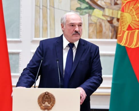 Presiden Belarusia Alexander Lukashenko Presiden Belarusia Alexander Lukashenko