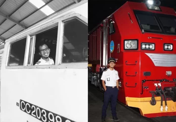 Masinis Julian Dwi Setiono Disorot Masinis Julian Dwi Setiono Disorot