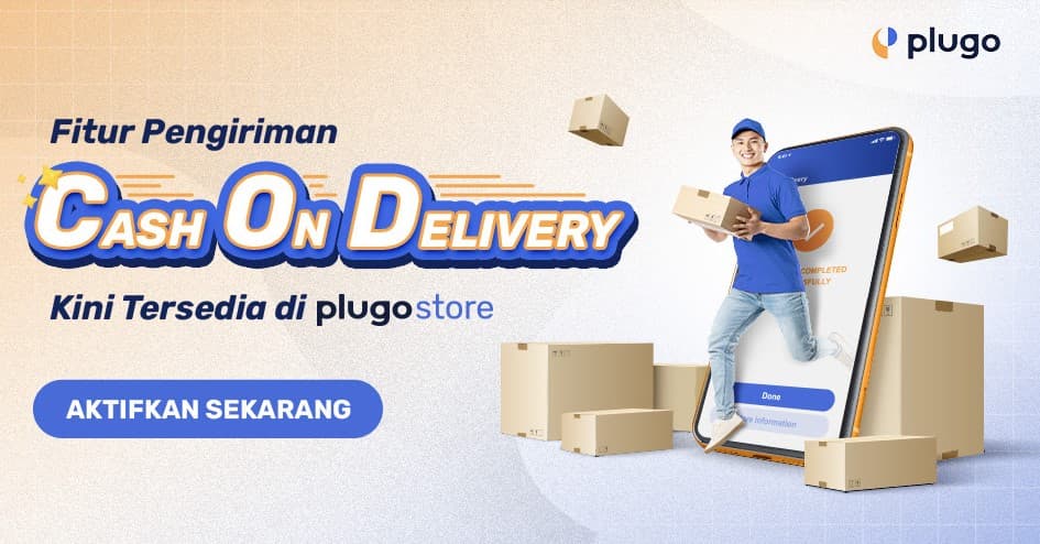 Plugo Resmi Luncurkan Fitur COD. Plugo Resmi Luncurkan Fitur COD.