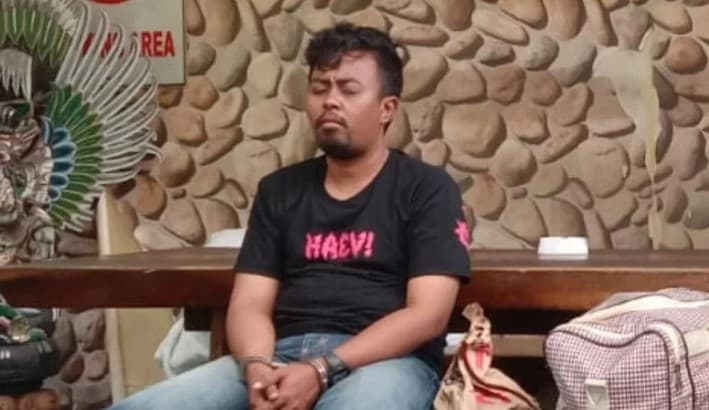 Pelaku pemerkosaan turis wanita asal China di Bali. (Foto: Humas Polresta Denpasar) Pelaku pemerkosaan turis wanita asal China di Bali. (Foto: Humas Polresta Denpasar)