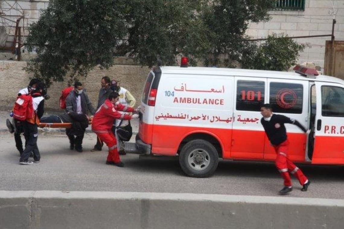 Bulan Sabit Merah Palestina (foto:Istimewa) Bulan Sabit Merah Palestina (foto:Istimewa)