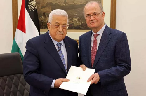 Presiden Palestina Mahmud Abbas (kiri) dan Perdana Menteri Palestina yang baru diangkat Mohammad Mustafa (Foto:PPO/AFP) Presiden Palestina Mahmud Abbas (kiri) dan Perdana Menteri Palestina yang baru diangkat Mohammad Mustafa (Foto:PPO/AFP)