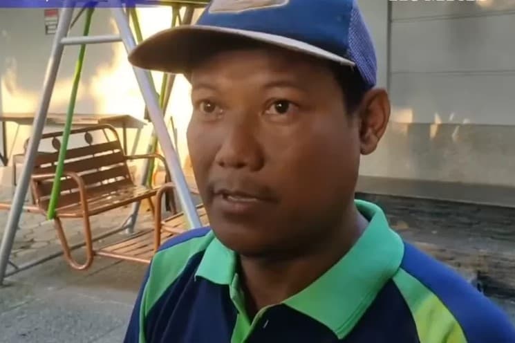 Suharsono, rekan sesama kuli dari Pegi Setiawan. (Foto: Youtube KompasTV) Suharsono, rekan sesama kuli dari Pegi Setiawan. (Foto: Youtube KompasTV)