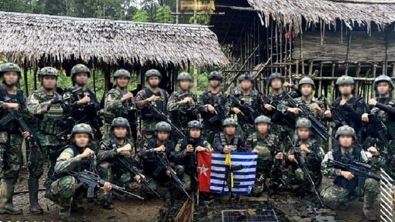 Pasukan TNI dari Satgas Pamrahwan, Batalyon Infanteri 133 Yudha Sakti kuasai markas OPM di Maybrat, Papua Barat Daya. (Foto: Laman TNI) Pasukan TNI dari Satgas Pamrahwan, Batalyon Infanteri 133 Yudha Sakti kuasai markas OPM di Maybrat, Papua Barat Daya. (Foto: Laman TNI)