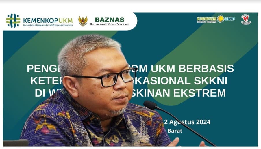 KemenKopUKM dan Baznas Gelar Pelatihan Vokasional Berantas Kemiskinan Ekstrem. KemenKopUKM dan Baznas Gelar Pelatihan Vokasional Berantas Kemiskinan Ekstrem.