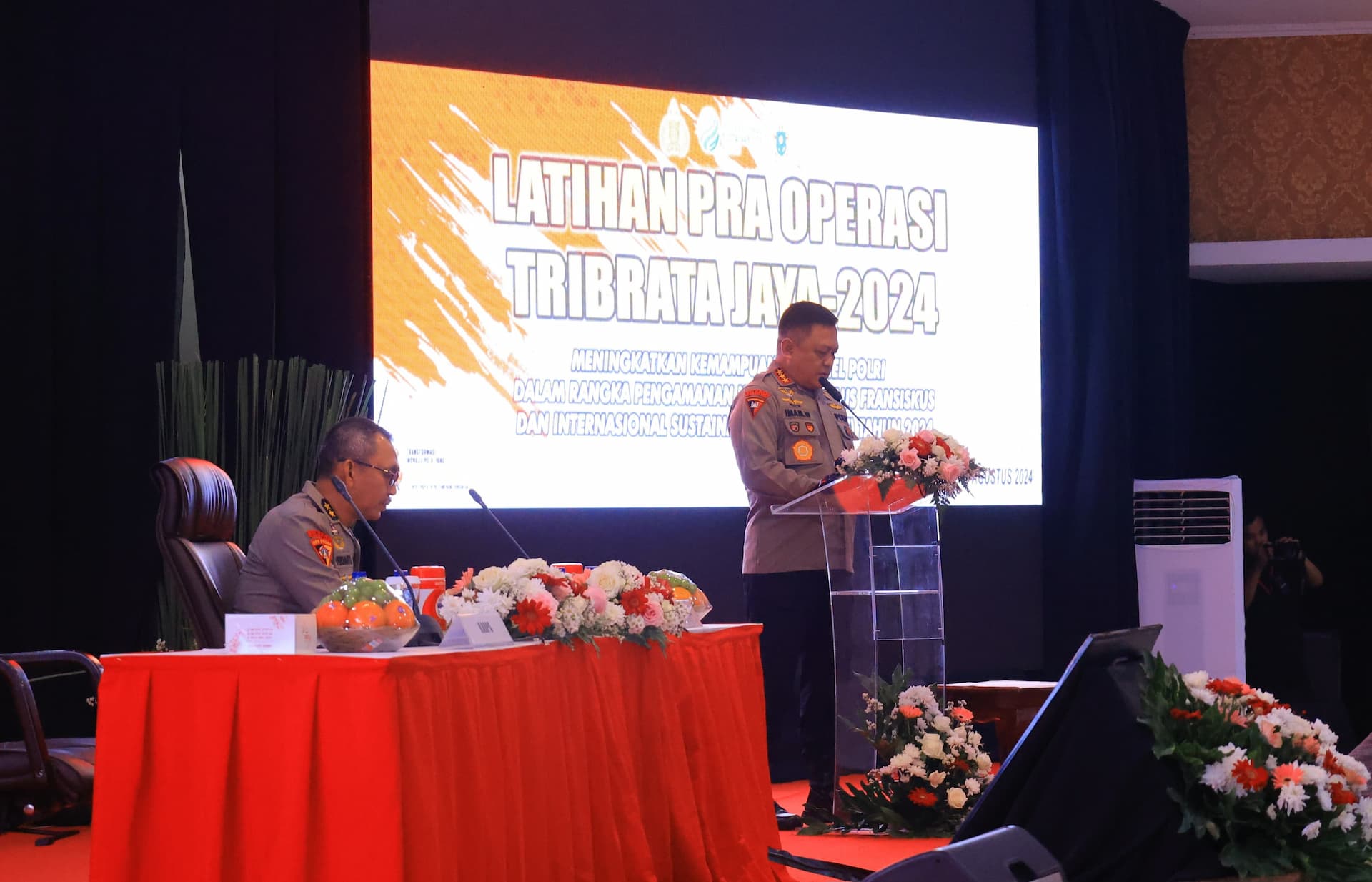 Latihan pra Operasi Tribrata Jaya 2024 (Foto: Polri) Latihan pra Operasi Tribrata Jaya 2024 (Foto: Polri)