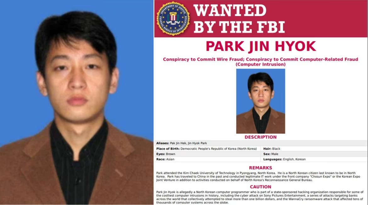 Park Jin Hyok, Hacker Asal Korut Buronan FBI Diduga 'Otak' Peretasan Bybit Senilai Rp 21 Triliun. (Foto: ft.com) Park Jin Hyok, Hacker Asal Korut Buronan FBI Diduga 'Otak' Peretasan Bybit Senilai Rp 21 Triliun. (Foto: ft.com)