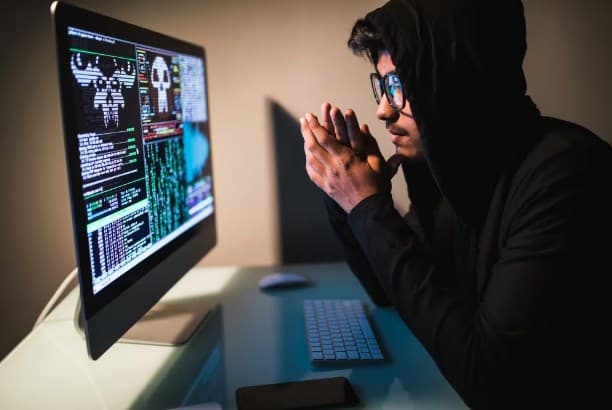 Ilustrasi hacker Ilustrasi hacker