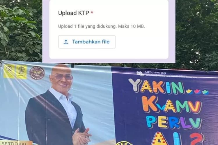 Viral Acara Seminar Bela Negara di UI Hadirkan Deddy Corbuzier. (Foto: X/@tanyarlfes) Viral Acara Seminar Bela Negara di UI Hadirkan Deddy Corbuzier. (Foto: X/@tanyarlfes)