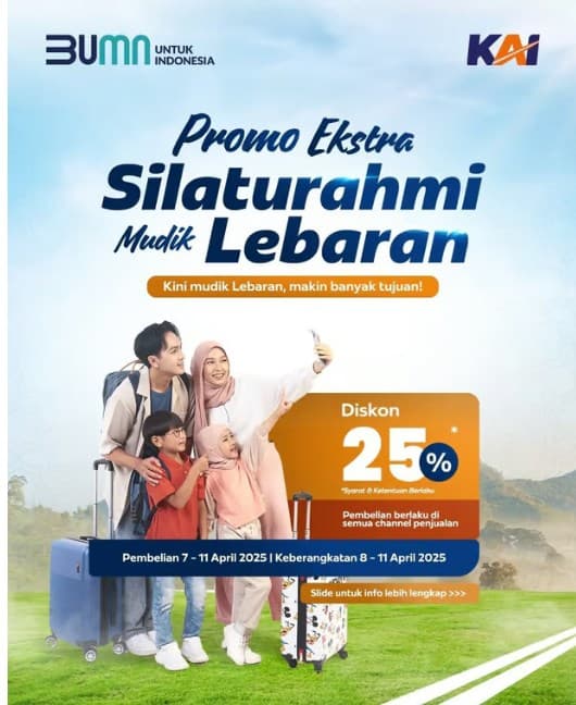 KAI Hadirkan Promo Ekstra Silaturahmi. KAI Hadirkan Promo Ekstra Silaturahmi.