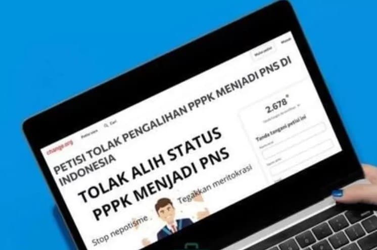 Muncul Petisi Penolakan PPPK Alih Status Jadi PNS. (Foto: X) Muncul Petisi Penolakan PPPK Alih Status Jadi PNS. (Foto: X)