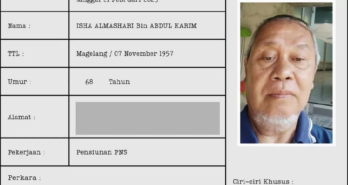 Isha Almashari, DPO Kasus Pelecehan Anak. Isha Almashari, DPO Kasus Pelecehan Anak.