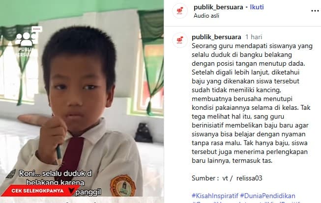 Fakta Memilukan di Balik Viralnya Bocah Roni yang Bikin Warganet Sedih. (Foto: Instagram) Fakta Memilukan di Balik Viralnya Bocah Roni yang Bikin Warganet Sedih. (Foto: Instagram)