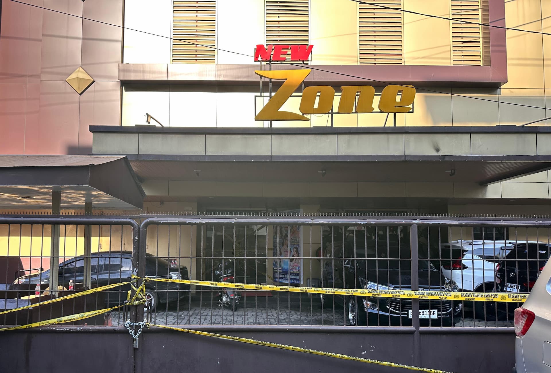 Tempat hiburan malam New Zone di Medan (Foto: dok. Polri) Tempat hiburan malam New Zone di Medan (Foto: dok. Polri)
