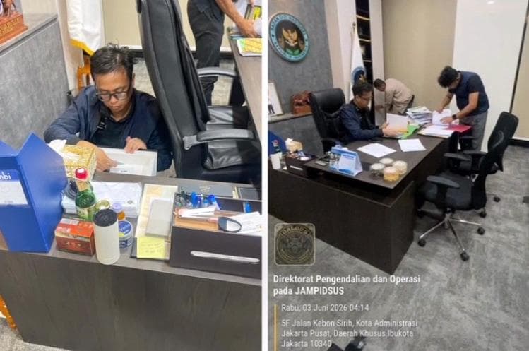 Penyidik Jampidsus Kejagung menggeledah Kantor BGN, Jakarta (Foto: dok. Kejaksaan RI) Penyidik Jampidsus Kejagung menggeledah Kantor BGN, Jakarta (Foto: dok. Kejaksaan RI)