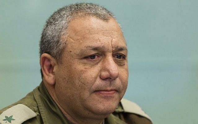 Gadi Eisenkot (Foto: The Times of Israel) Gadi Eisenkot (Foto: The Times of Israel)
